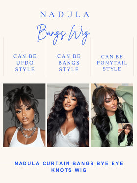 Nadula bleached knots create a natural-looking hairline for a seamless style