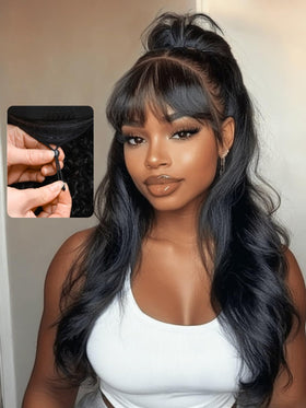 Nadula Bye Bye Knots wig closure close-up shows natural-looking hairline
