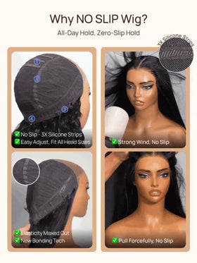 Nadula Yaki bob with bleached knots, realistic scalp impression.