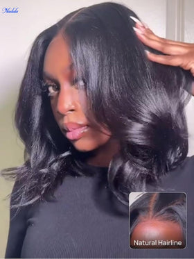 Nadula Yaki straight bob wig in 10-inch length for everyday style