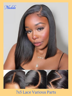 Nadula Yaki straight bob wig with upgraded 3D dome cap for breathable all-day wear