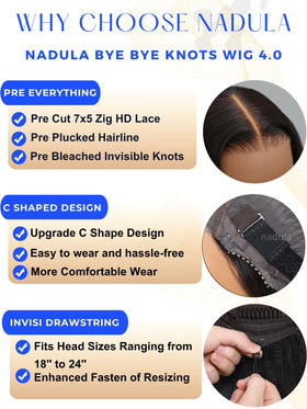 Nadula Yaki Straight Bob Wig pre-cut lace-front delivers ready-to-wear perfection.