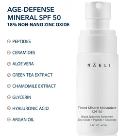 NAELI close-up texture highlights light, non-greasy feel and skin-hugging tint