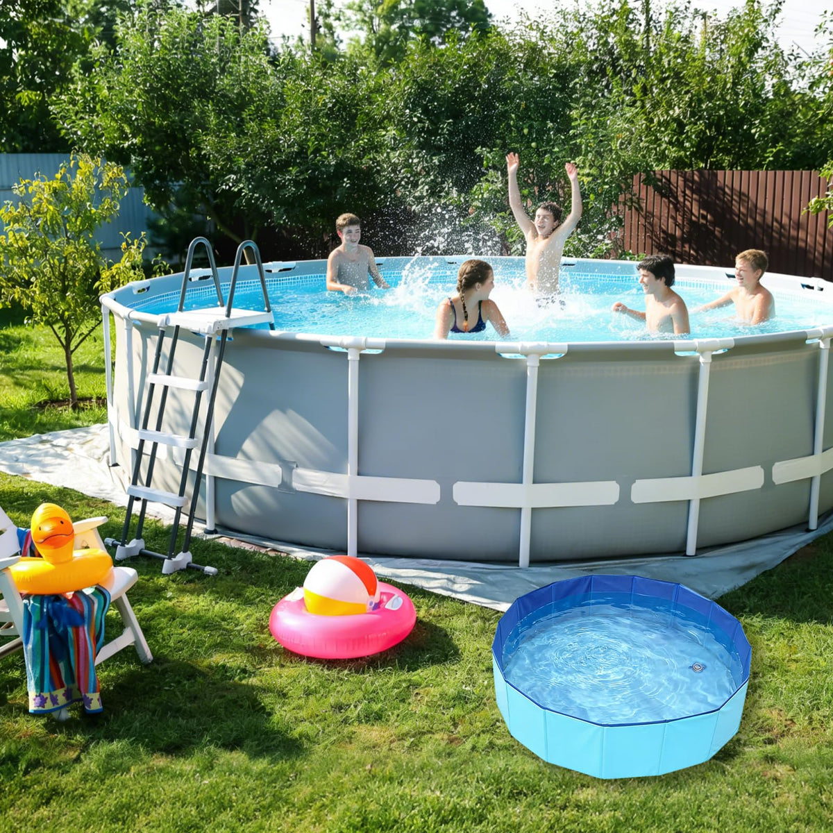Nafhone foot bath is travel-friendly for camping and picnics.