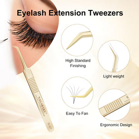 NAGARAKU N-02-2 precise micro-tip for tiny lashes.