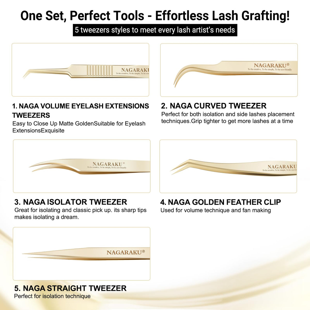 NAGARAKU N-03-2 ultra-fine tip for zero-gap pickup.