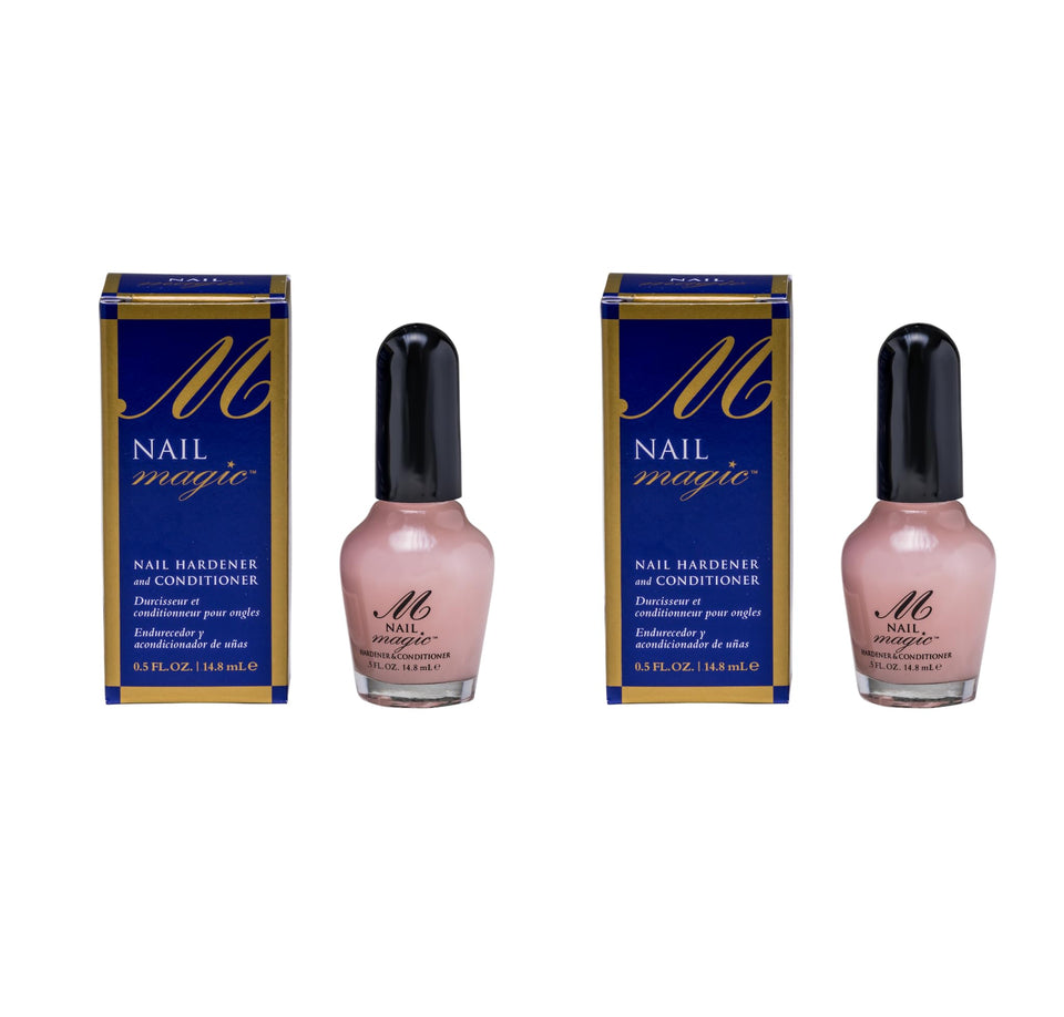 Nail Magic bottle pour for quick at-home nail care with a 2-pack