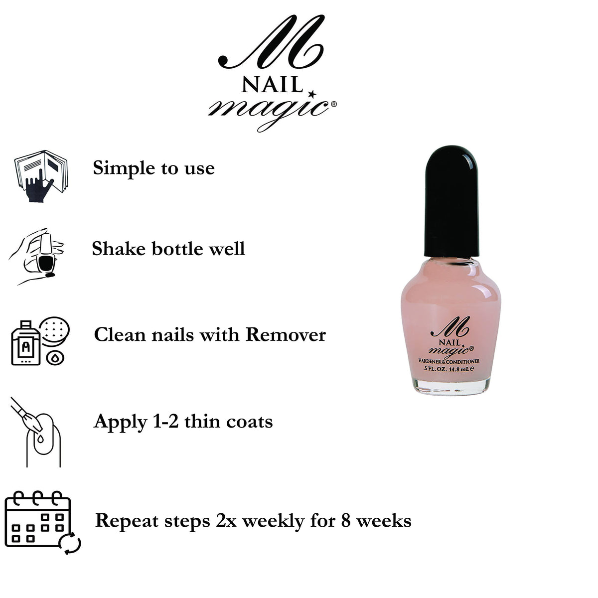 Nail Magic damaged nails repair highlights nourishing conditioning for growth