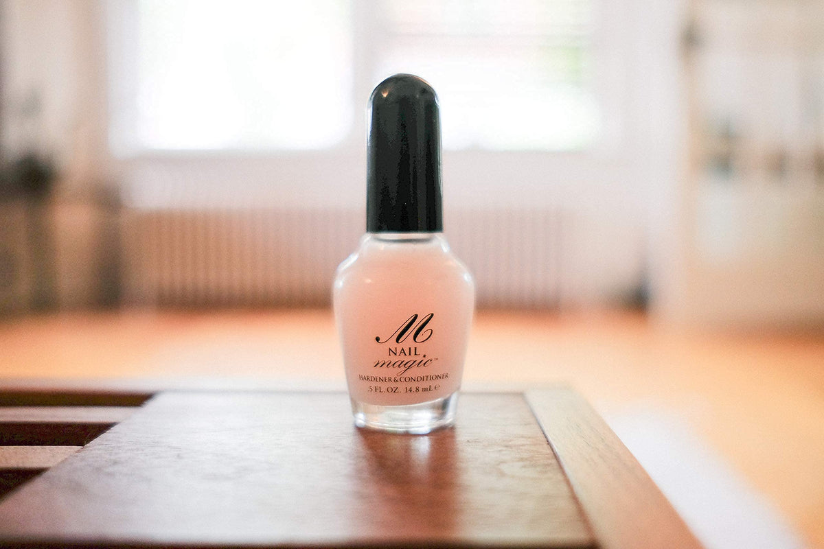 Nail Magic nail strengthener demonstrates stronger nails over weeks