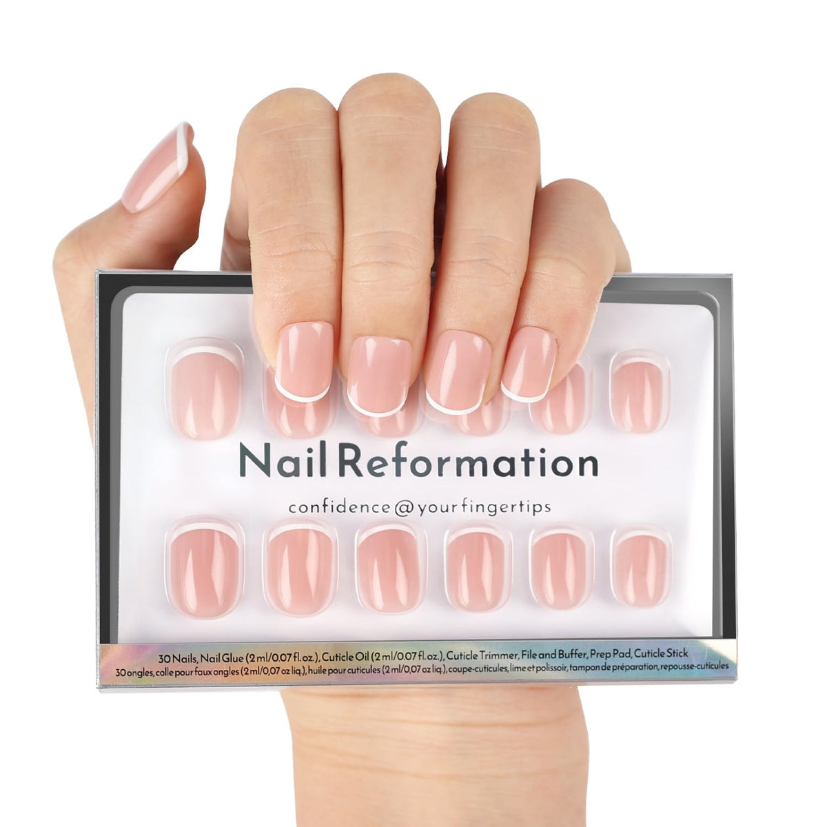 Nail Reformation kit box front showcases a premium, gift-ready presentation.