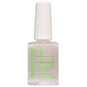 Nail Tek Ridge Filler Formula 1 bottle closeup for a smooth ridge surface