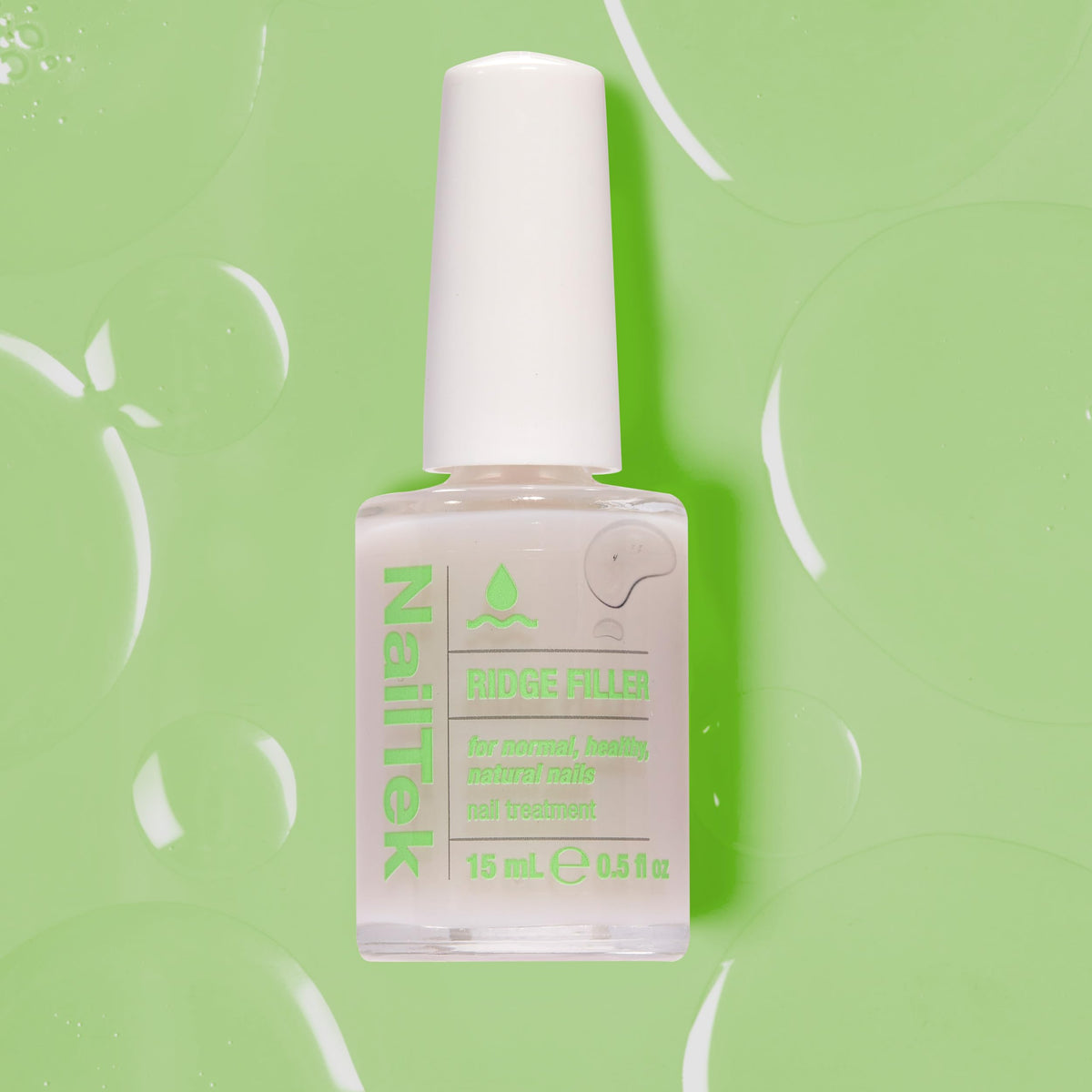 Nail Tek Ridge Filler Formula 1 natural nails closeup shows strengthened surface