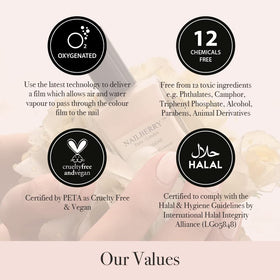 Nailberry L'Oxygéné application brush mid-stroke on nails with smooth glide