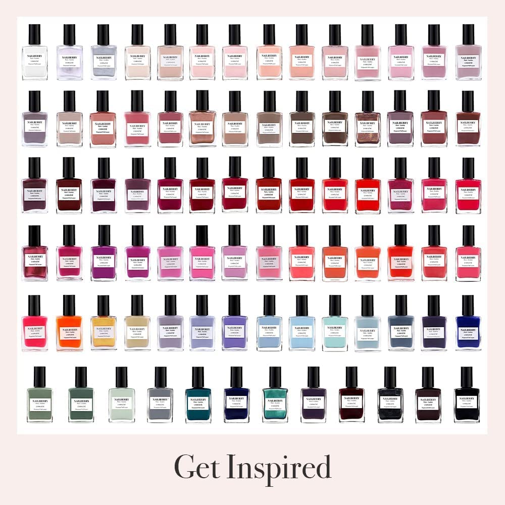 Nailberry L'Oxygéné UV-protected color bottle with vibrant shine