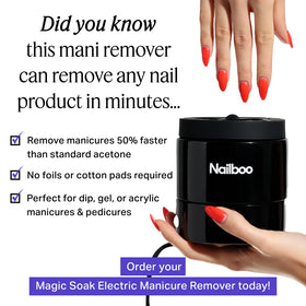 Nailboo straightforward at-home removal process for beginners.