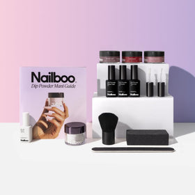 Nailboo Date Night dip powder jar for a long-lasting evening shade.