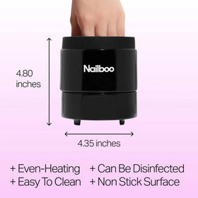 Nailboo spill-resistant bowl design keeps work area neat.