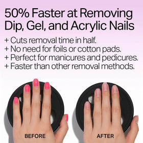 Nailboo 16oz pure acetone bottle used for salon-grade removal.