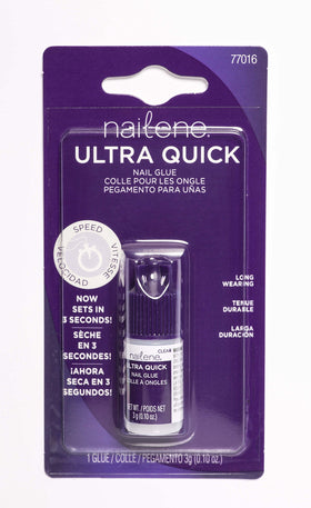 Nailene Ultra Quick Nail Glue easy press-on nail applications.
