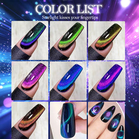 NAILGIL 8-color gel polish collection in a single set.