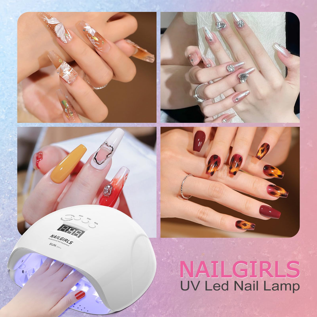 NAILGIRLS ample interior space ideal for fingernails and toes