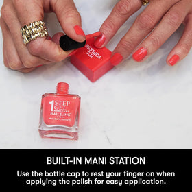 Nails.INC wide-hugging brush enables smooth, minimal-stroke application.