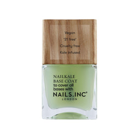 Nails Inc Plant Power Base Coat bottle with kale extract for stronger, smoother nails