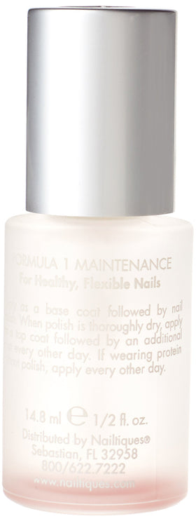 Nailtiques Formula 1 Protein nails closeup showing growth support and cuticle care.