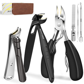 Nailysor extended toenail clippers with long reach for thick nails and precise trimming.