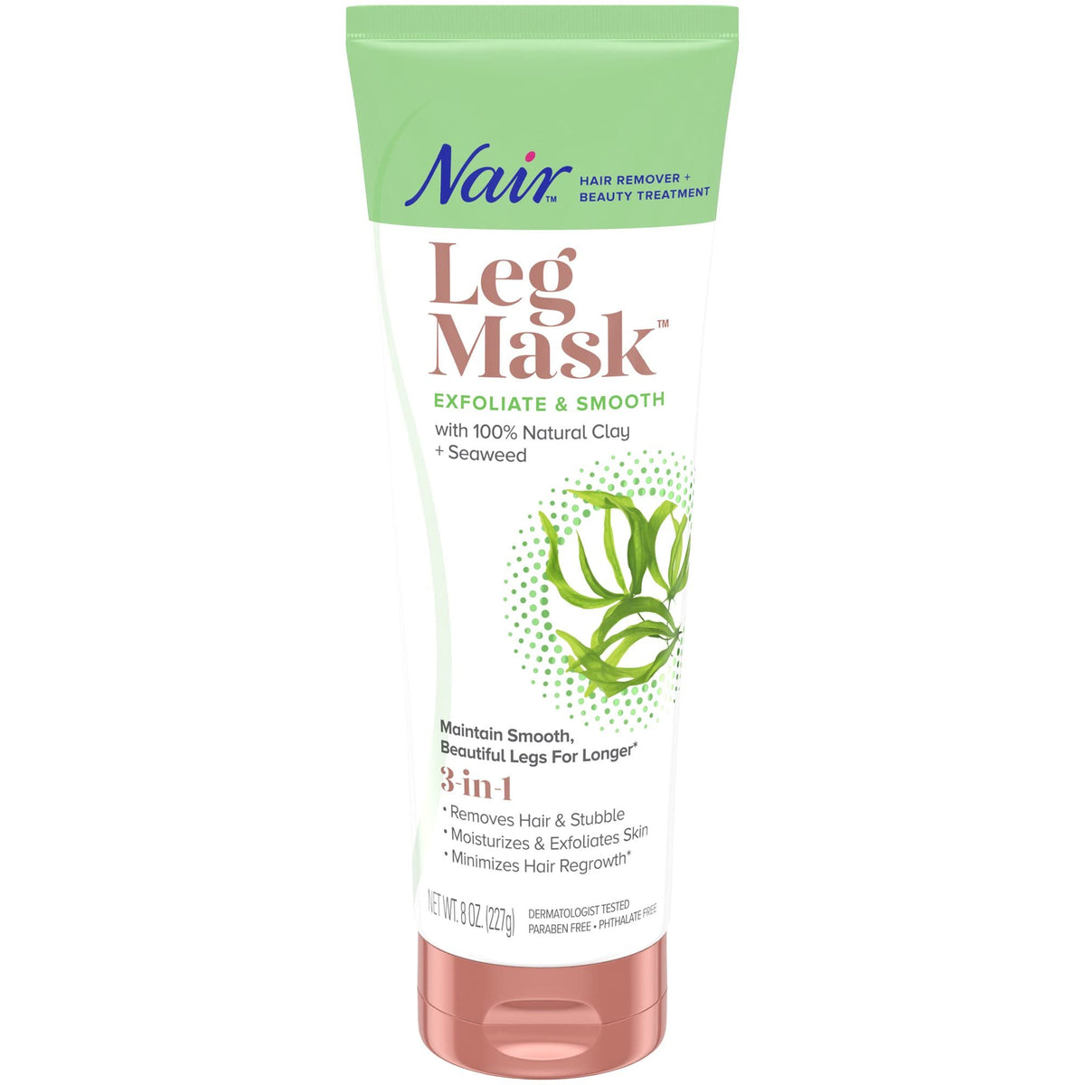 Pack-of-two Nair Leg Mask ready for routine leg care.