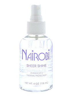 Nairobi damp hair preparation shows easy application before drying.