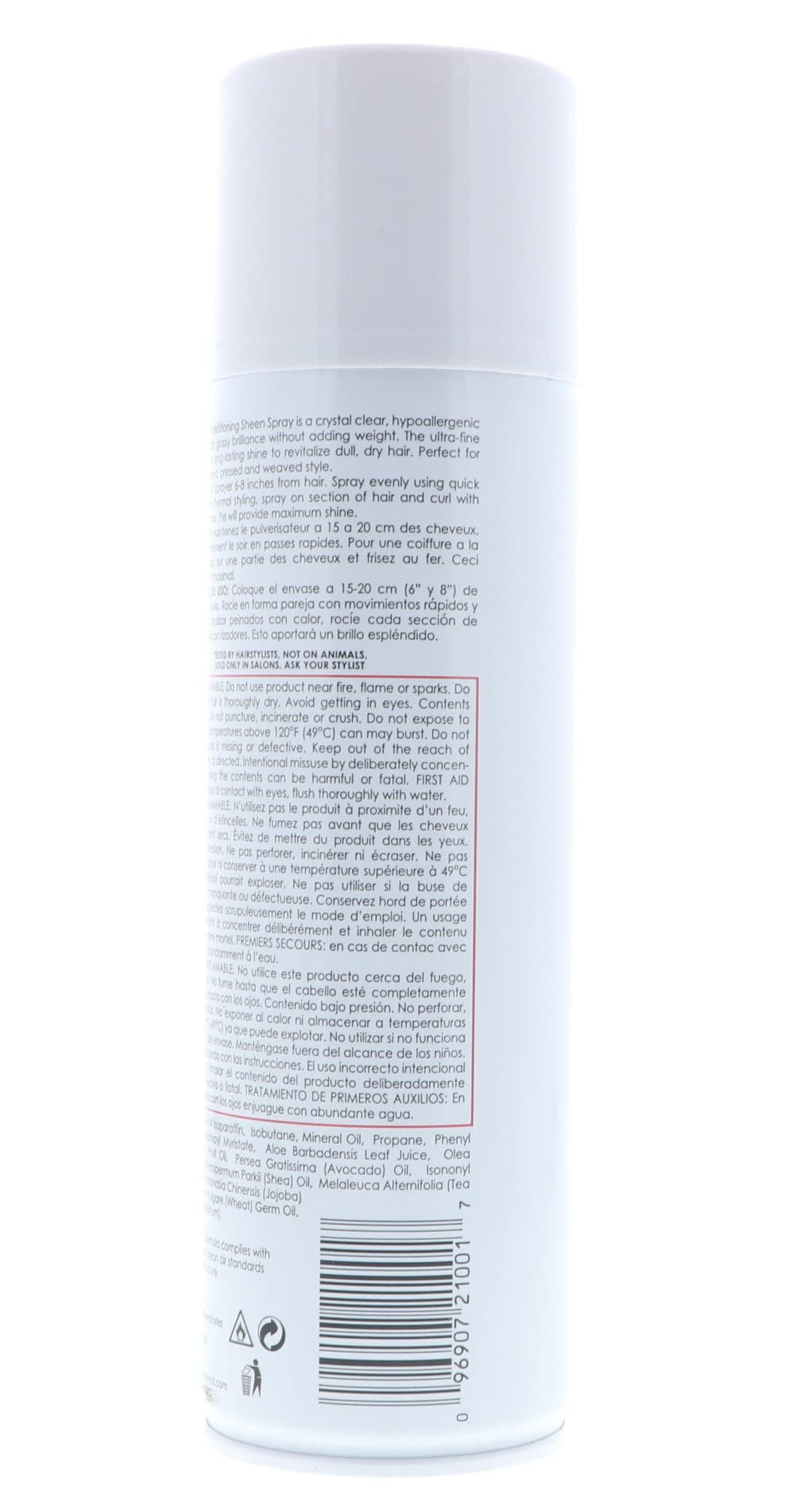 Nairobi Gleam 11 oz bottle for convenient home or salon use.