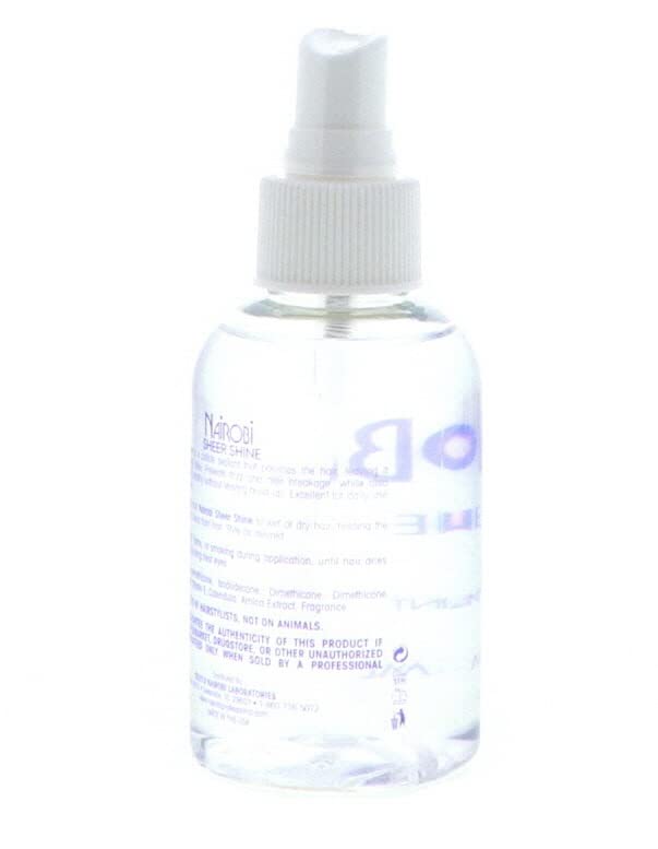 Nairobi soft hair shine demonstrates a polished, touchable look.