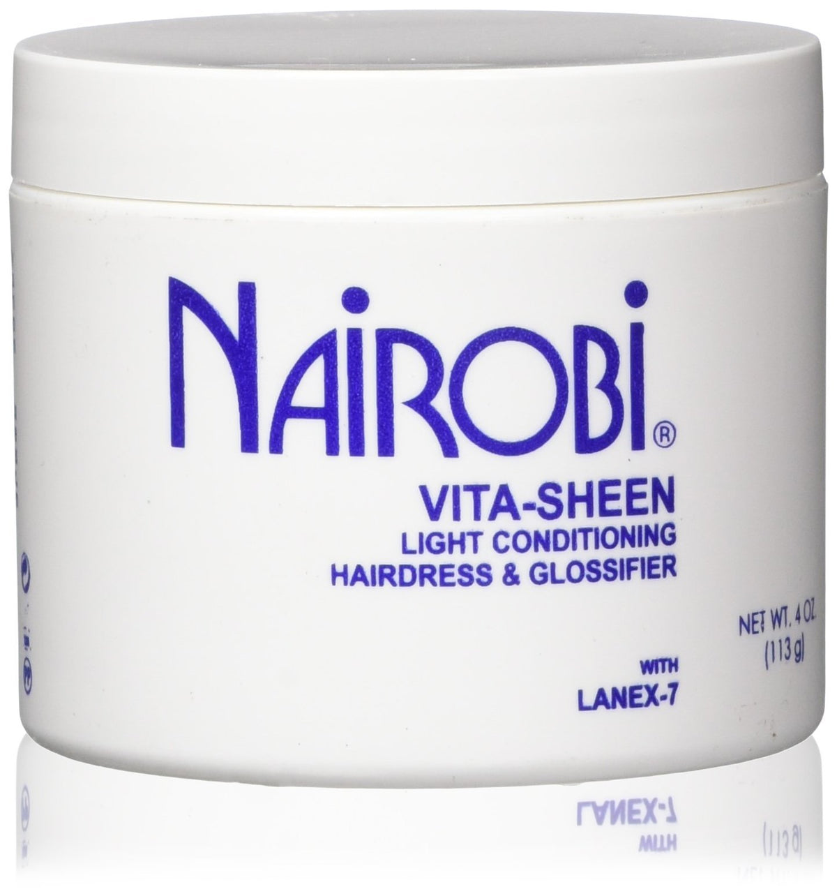 Nairobi Vita-Sheen bottle pour showing simple daily application for smoother hair ends