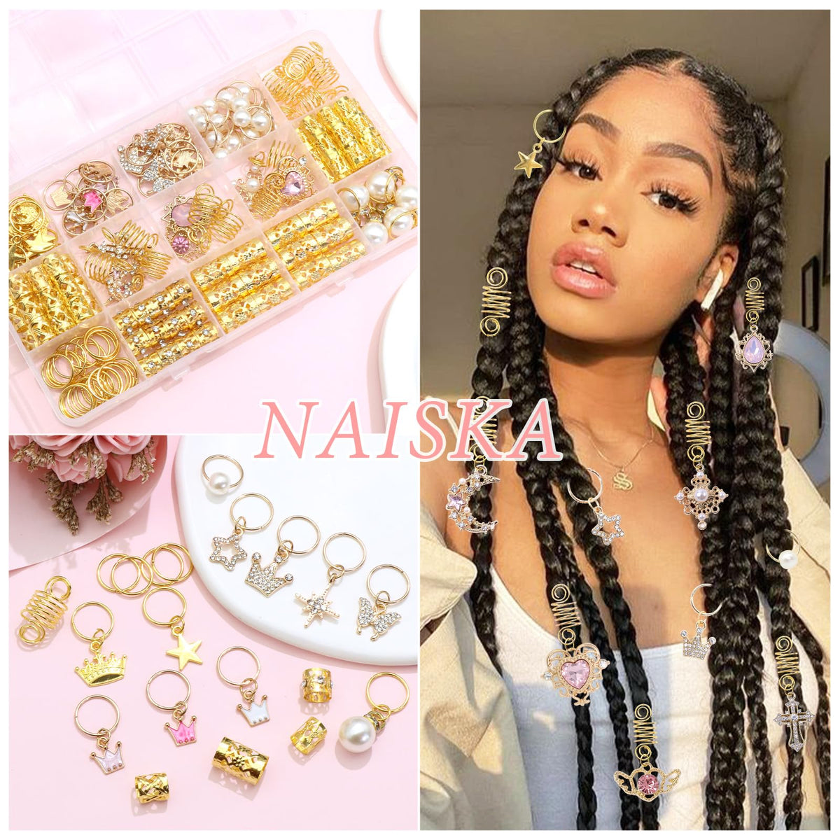 NAISKA cosplay braid jewelry enhances costumes with eye-catching charms.