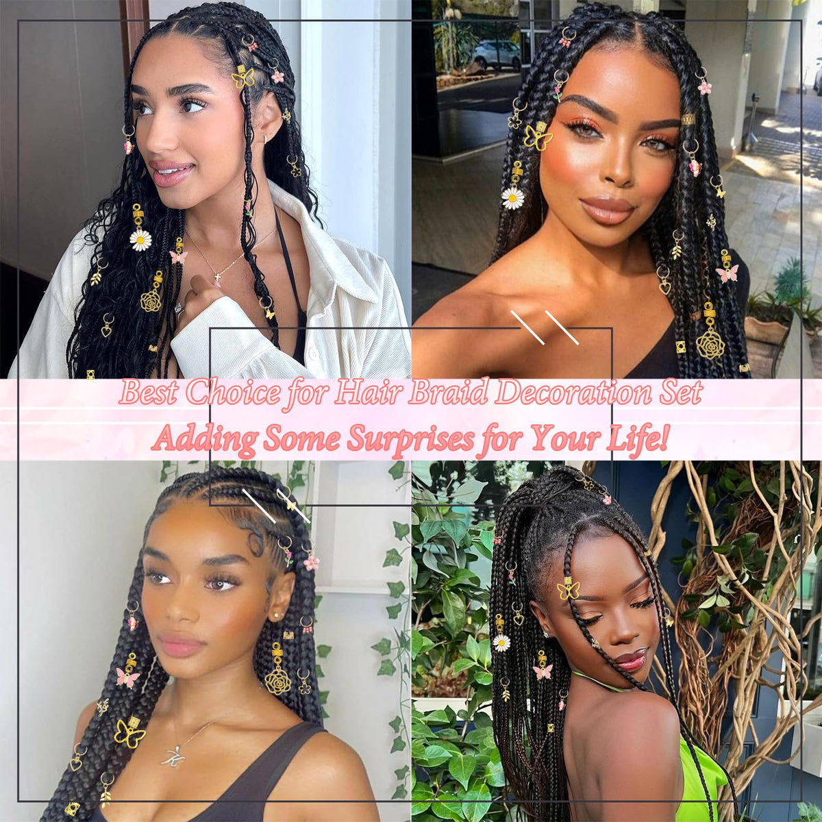 NAISKA gift-ready gold hair decorations for loved ones