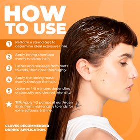 Naissant copper-chocolate mask hair closeup creamy texture and shine