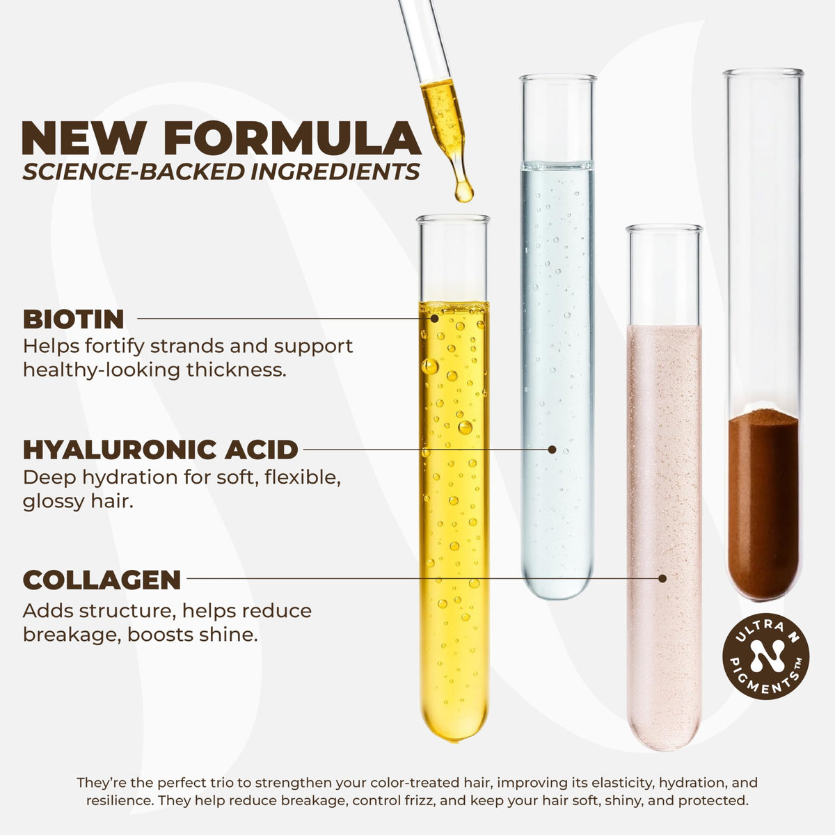 Naissant Glow Mocca ingredients hyaluronic acid hydrate and strengthen hair.