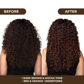 Naissant Glow Mocca pigments blend refines color for balanced brunette gloss.