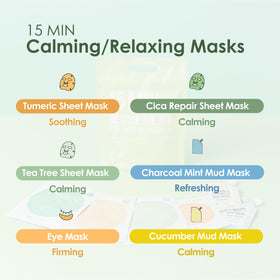Naisture calendula and cucumber mask soothing the complexion