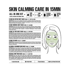 Naisture kit packaging and setup for easy at-home pampering