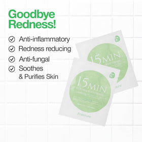 Naisture redness relief mask with cica calendula and tea tree for calm skin