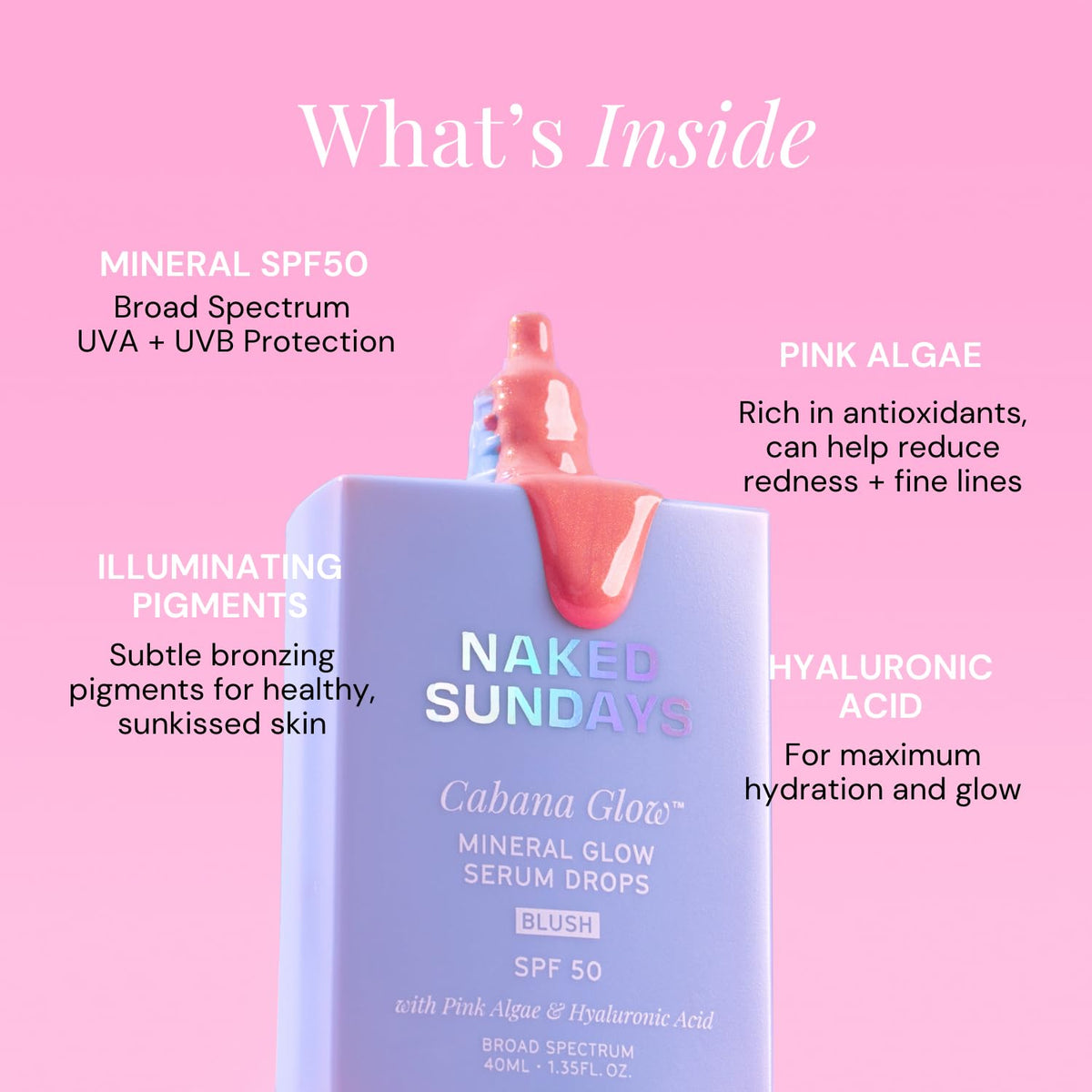 Naked Sundays CabanaGlow eyelid-tint adding sheer color to lids