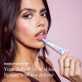 Naked Sundays Poutscreen provides a glossy, non-sticky finish for everyday wear.