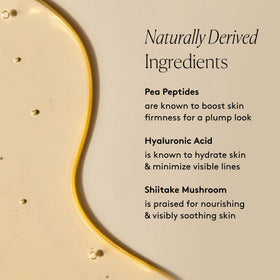 Naked & Thriving Protect serum texture closeup shows lightweight hydration