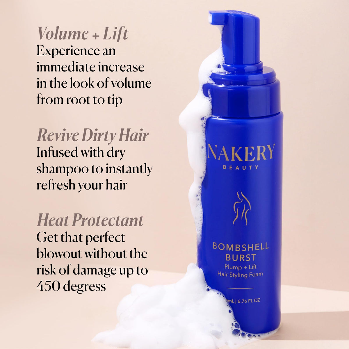 Nakery Bombshell Burst curls definition with enhanced wave control