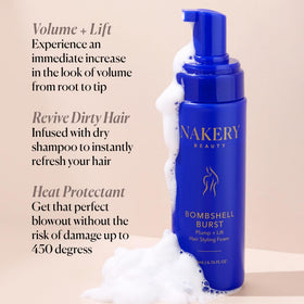 Nakery Bombshell Burst curls definition with enhanced wave control