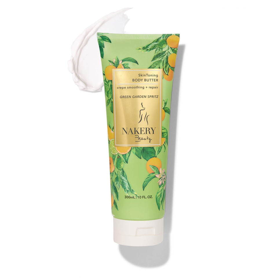 Nakery Green Garden Body Butter jar front view showing premium moisturizing packaging