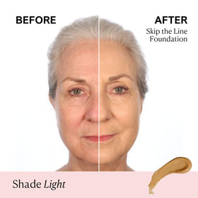 Nakery matte finish image shows shine-free, velvety complexion.