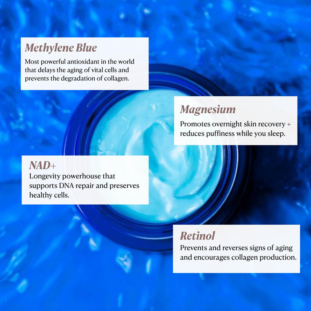 Nakery Night Shift bottle glow emphasizing potential firming effects during sleep.